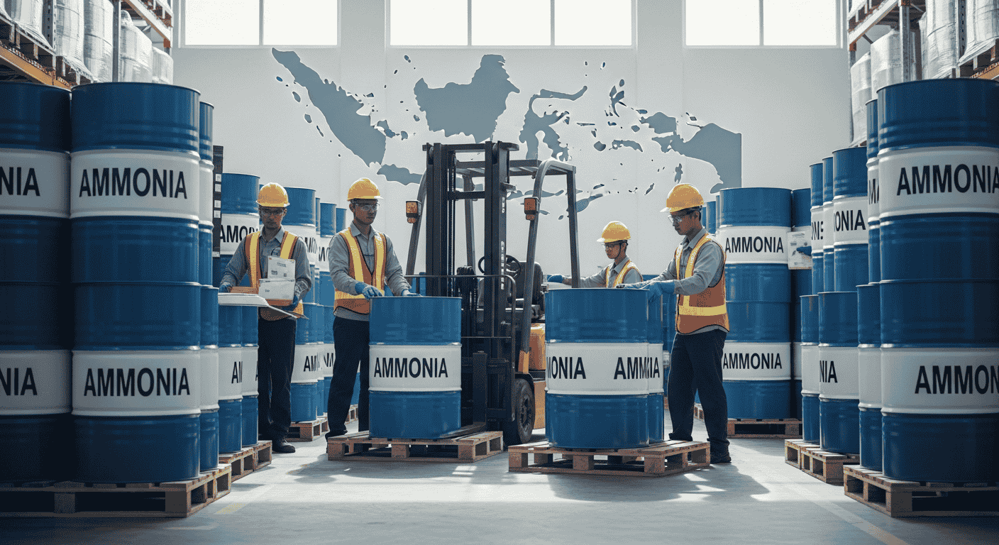 distributor ammonia Indonesia menyediakan ammonia berkualitas untuk kebutuhan industri manufaktur dan pengolahan air