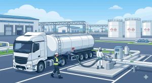 Layanan logistik dan distribusi aman Asam Klorida (HCL) skala manufaktur oleh PT Damika Buana Indonesia sebagai mitra pengadaan bahan kimia B3 tepercaya.